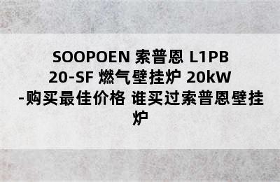 SOOPOEN 索普恩 L1PB20-SF 燃气壁挂炉 20kW-购买最佳价格 谁买过索普恩壁挂炉